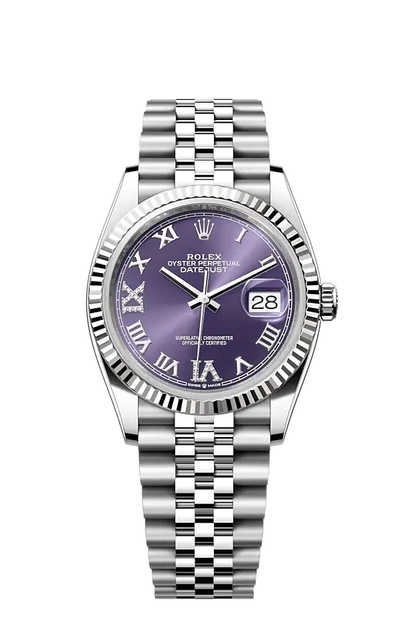 Rolex datejust best sale 36 aubergine