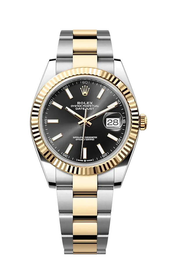 Rolex datejust clearance gold steel