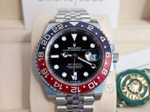 Rolex GMT-Master II 126710BLRO Jubilee chronologie 2