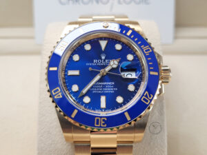 Rolex Submariner Date Yellow Gold 126618LB Blue Chronologie 1