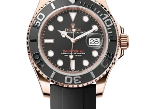 Rolex Yacht-Master 40 Everose Gold 126655 Black Oysterflex Chronologie