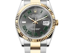 Rolex Datejust 36 Steel & Yellow Gold 126233 Slate Roman Oyster Chronologie